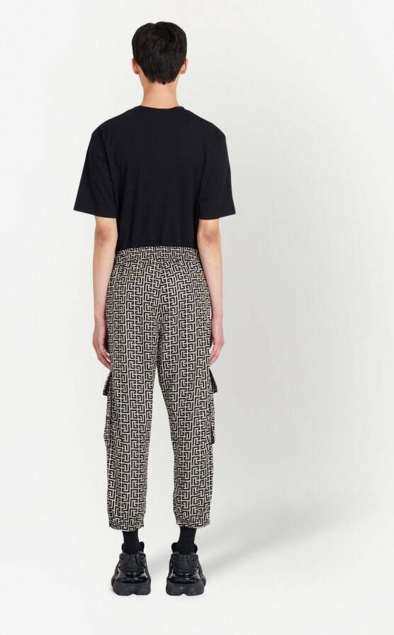 Balmain Trainingsbroek met print Zwart
