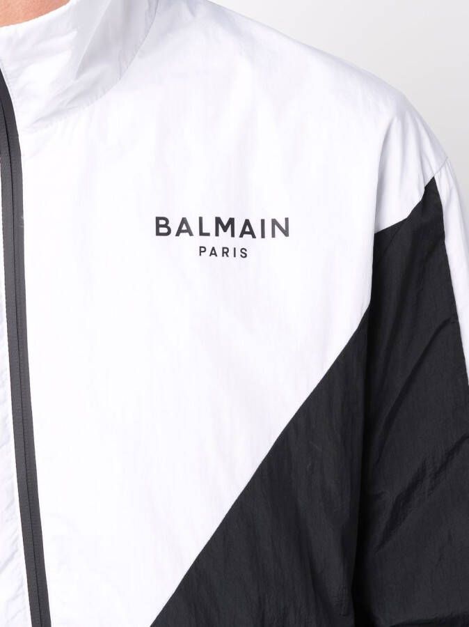 Balmain Trainingsjack met logoprint Zwart