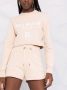 Balmain Trainingsshorts met print Beige - Thumbnail 5