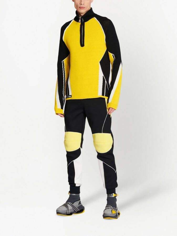Balmain Trui met colourblocking Geel