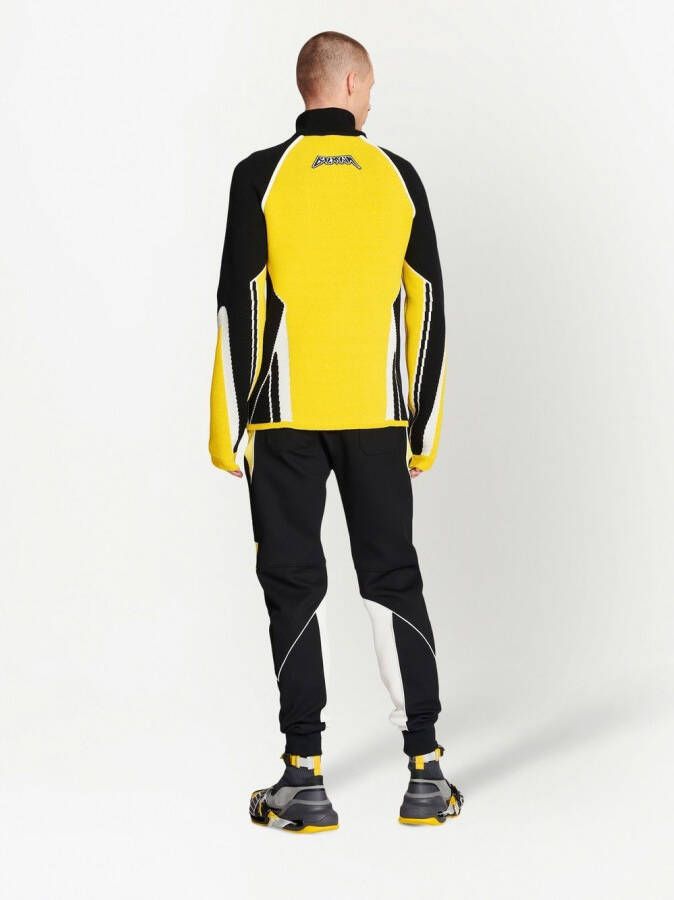 Balmain Trui met colourblocking Geel