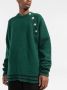 Balmain Trui met knopen Groen - Thumbnail 3