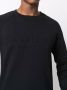Balmain Katoenen sweatshirt met reliëf logo Cotton sweatshirt with embossed logo Black Heren - Thumbnail 8