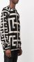 Balmain Gebreide truien met ronde hals en iconische print Black Heren - Thumbnail 3