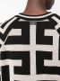 Balmain Gebreide truien met ronde hals en iconische print Black Heren - Thumbnail 5