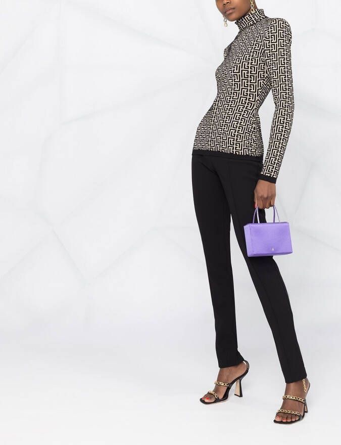 Balmain Trui met monogram Zwart