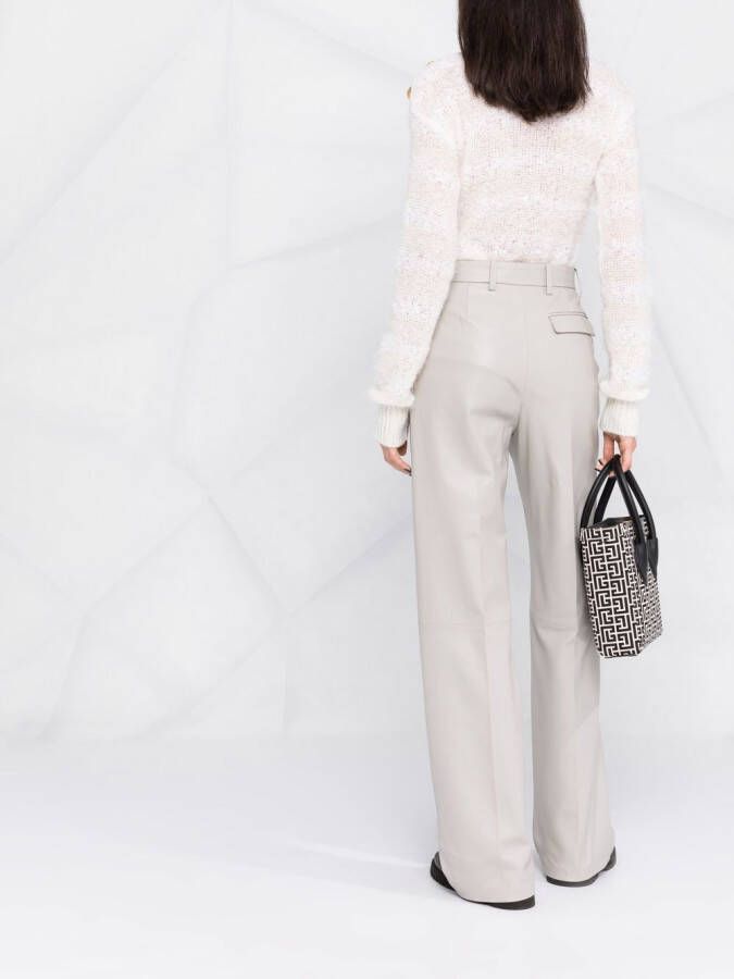 Balmain Trui met ronde hals Wit