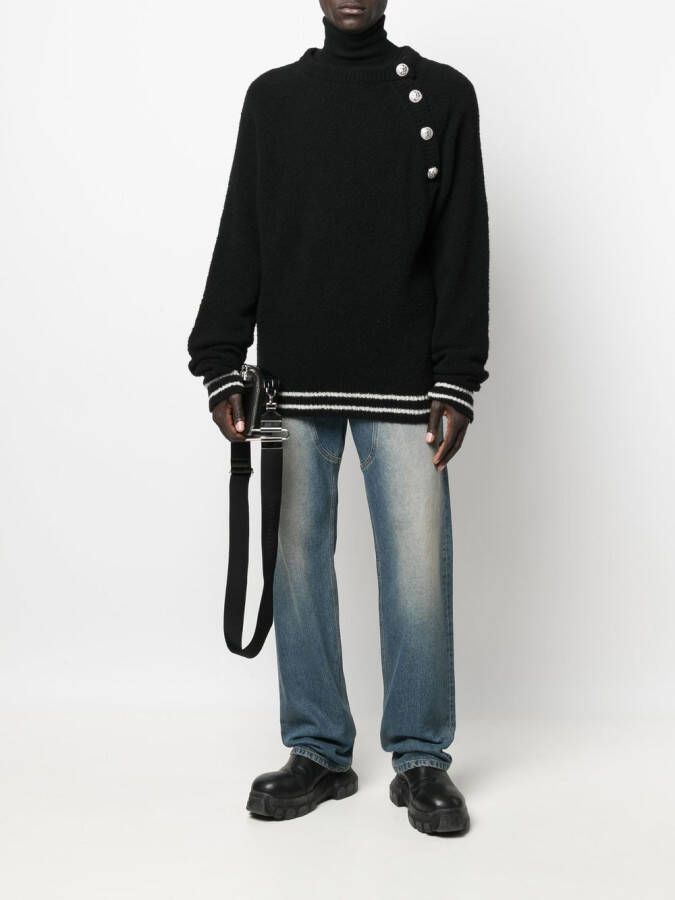 Balmain Trui met ronde hals Zwart