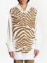 Balmain Hoodie met geborduurde zebra strepen Multicolor Heren - Thumbnail 3