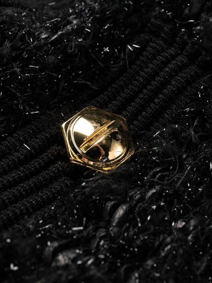 Balmain Tweed mini-jurk Zwart