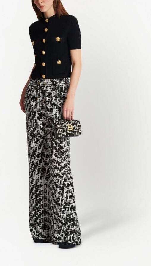 Balmain Vest met knopen Zwart