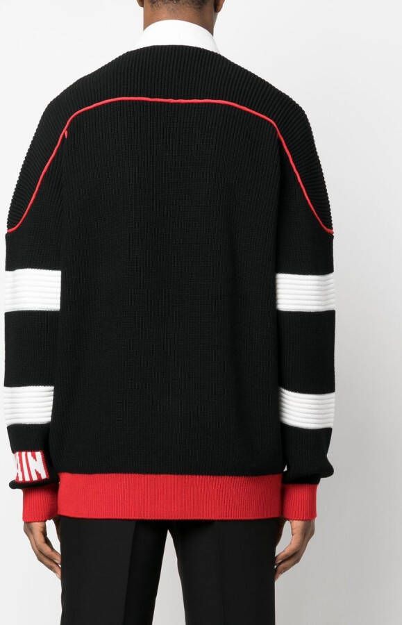Balmain Vest met logopatch Zwart