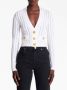 Balmain Vest met V-hals Wit - Thumbnail 4