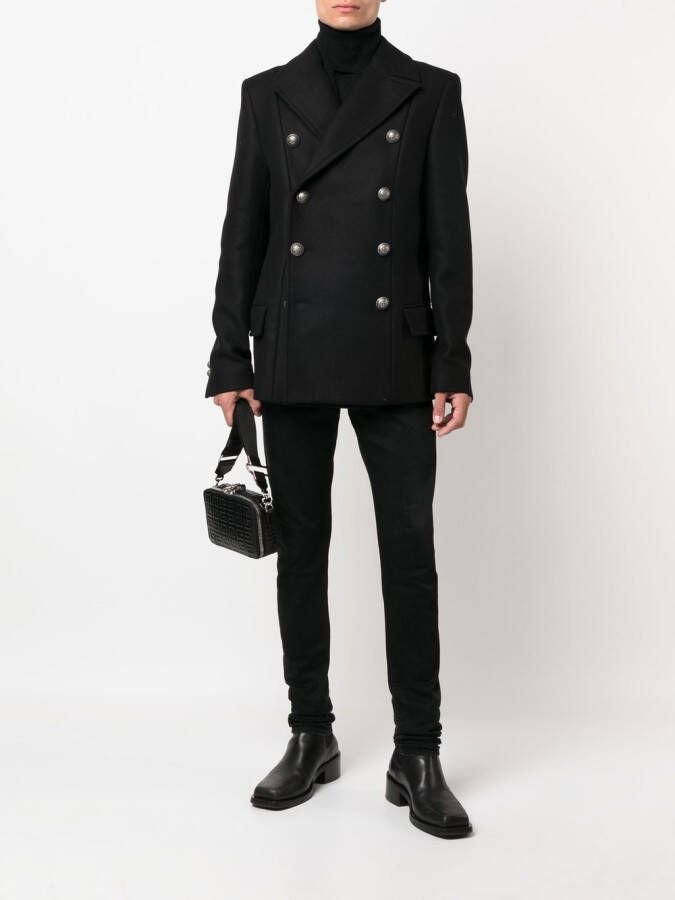 Balmain Wollen pak Zwart