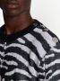Balmain Linnen overall met zebraprint Zwart Heren - Thumbnail 4