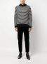 Balmain Suède cropped broek met toelopende pijpen Zwart - Thumbnail 2