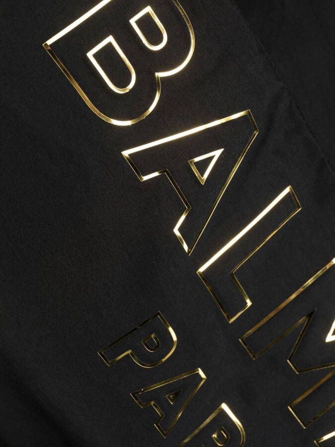 Balmain Zwembroek met logoprint Zwart