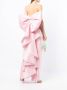 Bambah Avondjurk met strikdetail Roze - Thumbnail 2
