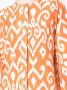Bambah Blouse met geometrische print Oranje - Thumbnail 5