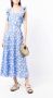 Bambah Midi-jurk met bloemenprint Blauw - Thumbnail 2