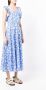 Bambah Midi-jurk met bloemenprint Blauw - Thumbnail 3