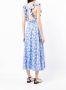 Bambah Midi-jurk met bloemenprint Blauw - Thumbnail 4