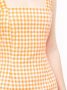 Bambah Mini-jurk met gingham ruit Oranje - Thumbnail 5