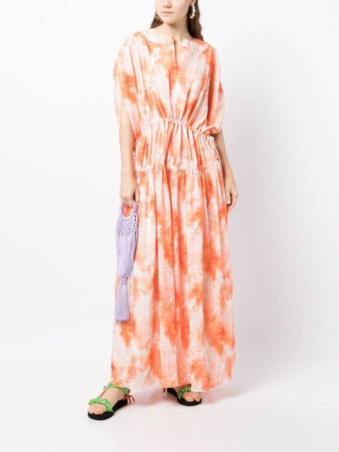 Bambah Tuniek met V-hals Oranje