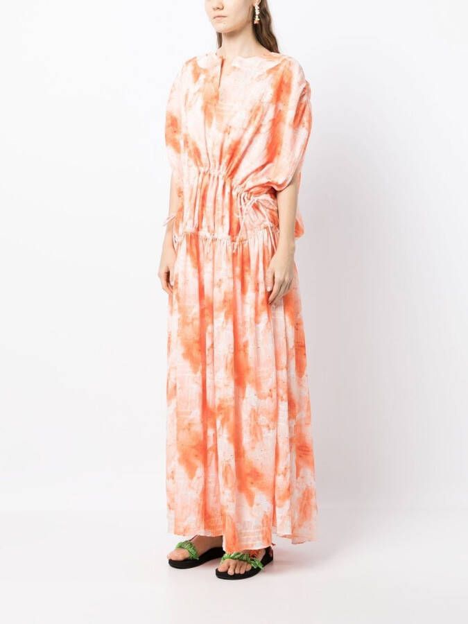 Bambah Tuniek met V-hals Oranje