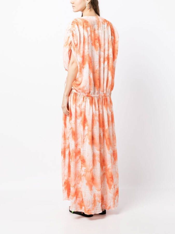 Bambah Tuniek met V-hals Oranje