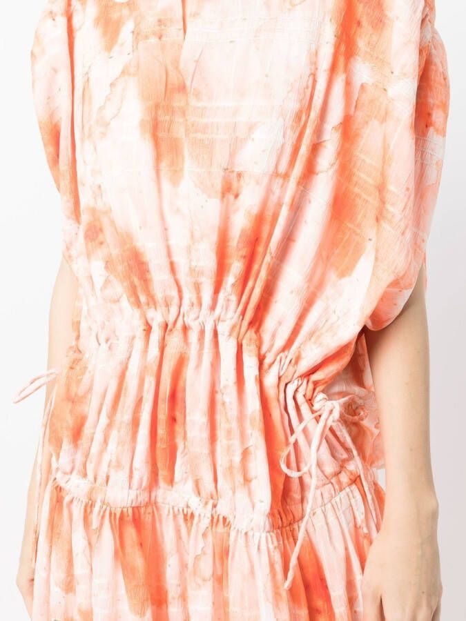 Bambah Tuniek met V-hals Oranje