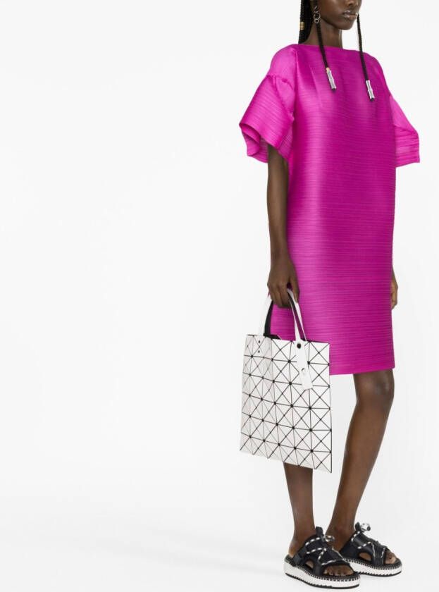 Bao Issey Miyake Shopper met geometrisch design Wit