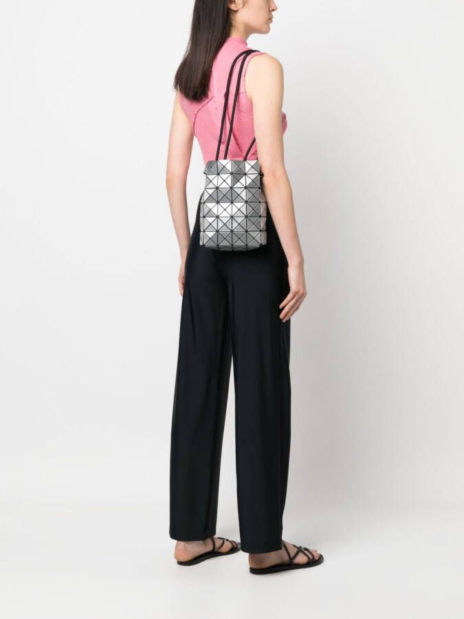 Bao Issey Miyake Bucket-tas met geometrisch vlak Zilver
