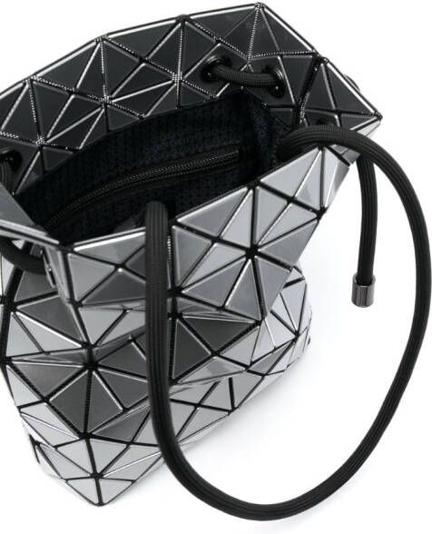 Bao Issey Miyake Bucket-tas met geometrisch vlak Zilver