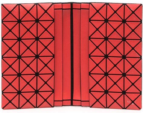 Bao Issey Miyake Portemonnee met geometrisch patroon Rood