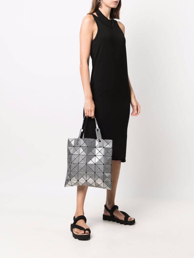 Bao Issey Miyake Lucent shopper met geometrische vlakken Grijs