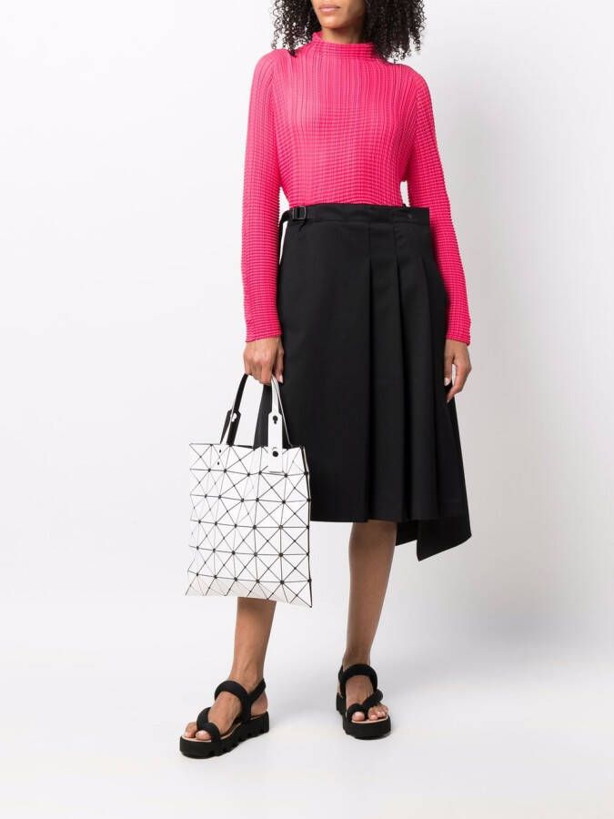 Bao Issey Miyake Lucent shopper met geometrische vlakken Wit