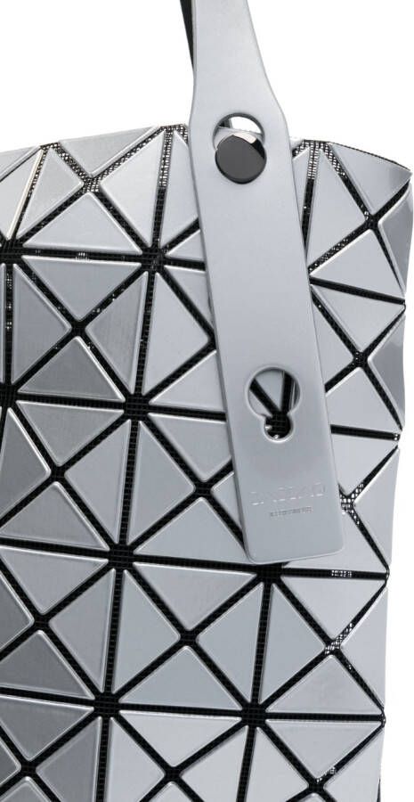 Bao Issey Miyake Prism metallic shopper Zilver