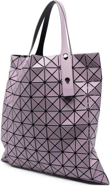 Bao Issey Miyake Prism shopper met vlakken Paars