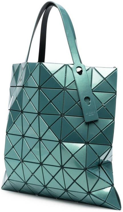 Bao Issey Miyake Shopper met geometrische vlakken Groen