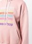 BAPY BY *A BATHING APE Hoodie met geborduurde tekst Roze - Thumbnail 5