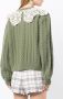 BAPY BY *A BATHING APE Kabelgebreide trui Groen - Thumbnail 4