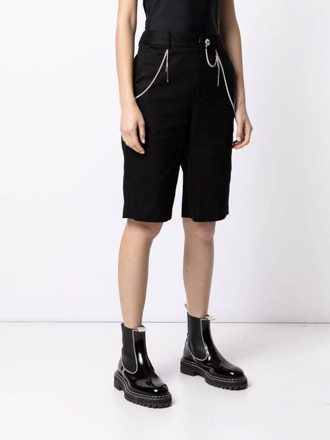 BAPY BY *A BATHING APE Shorts met kristallen Zwart