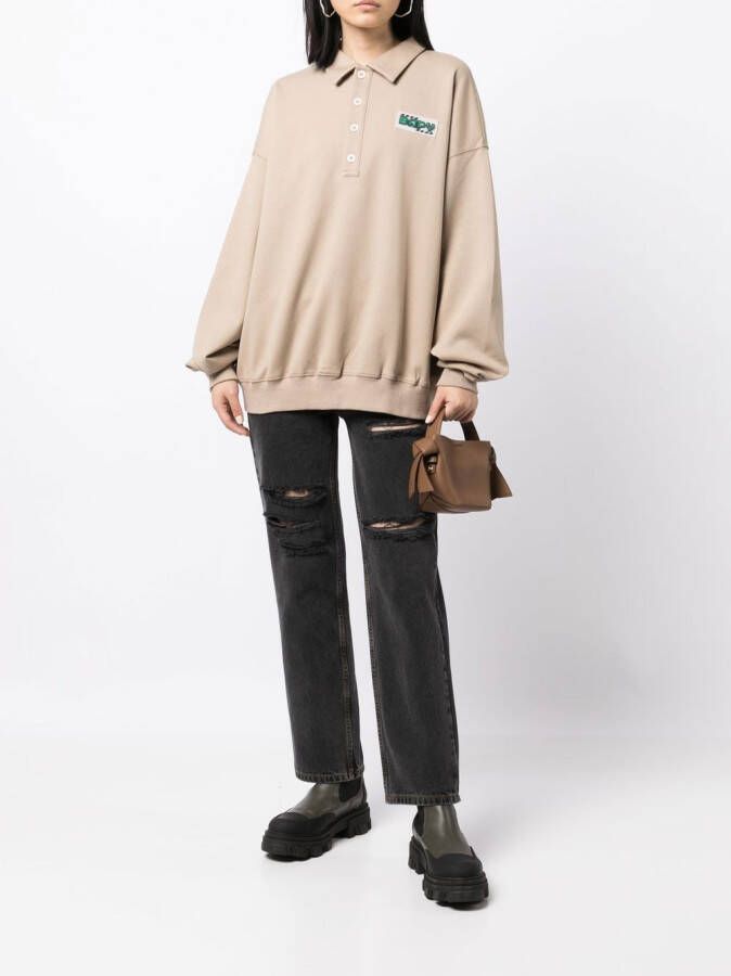 BAPY BY *A BATHING APE Sweater met polokraag Bruin