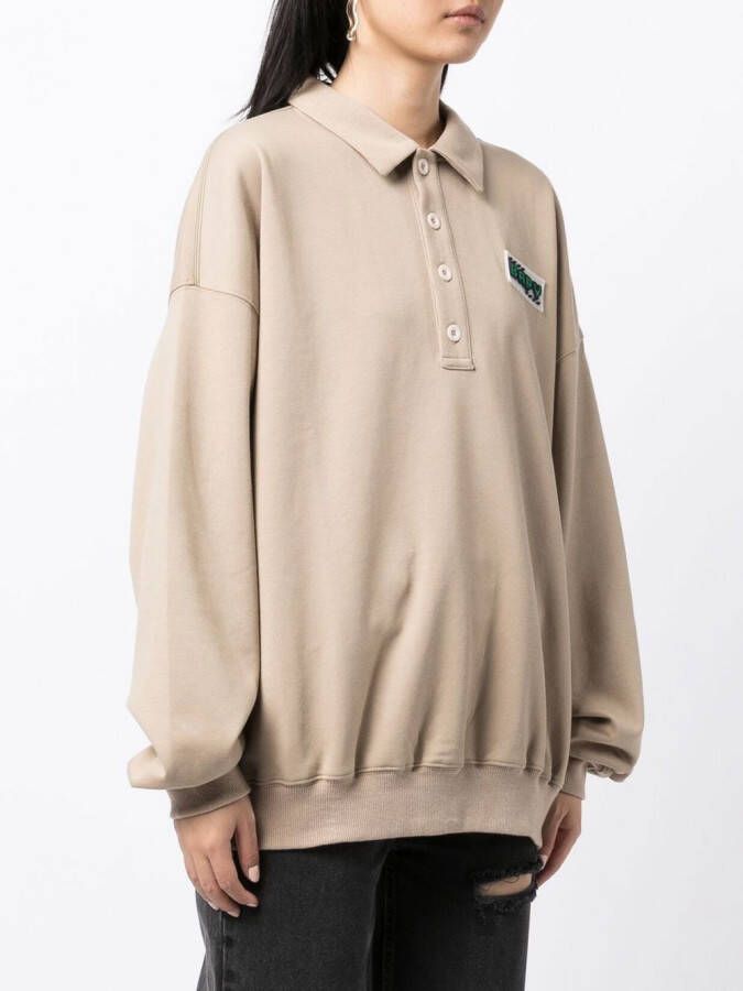 BAPY BY *A BATHING APE Sweater met polokraag Bruin