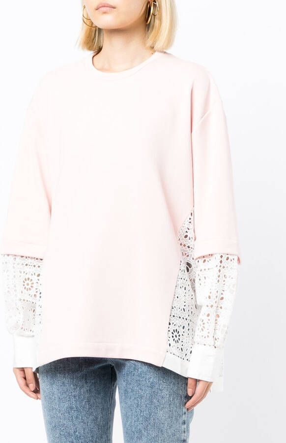 BAPY BY *A BATHING APE T-shirt met lange mouwen Roze
