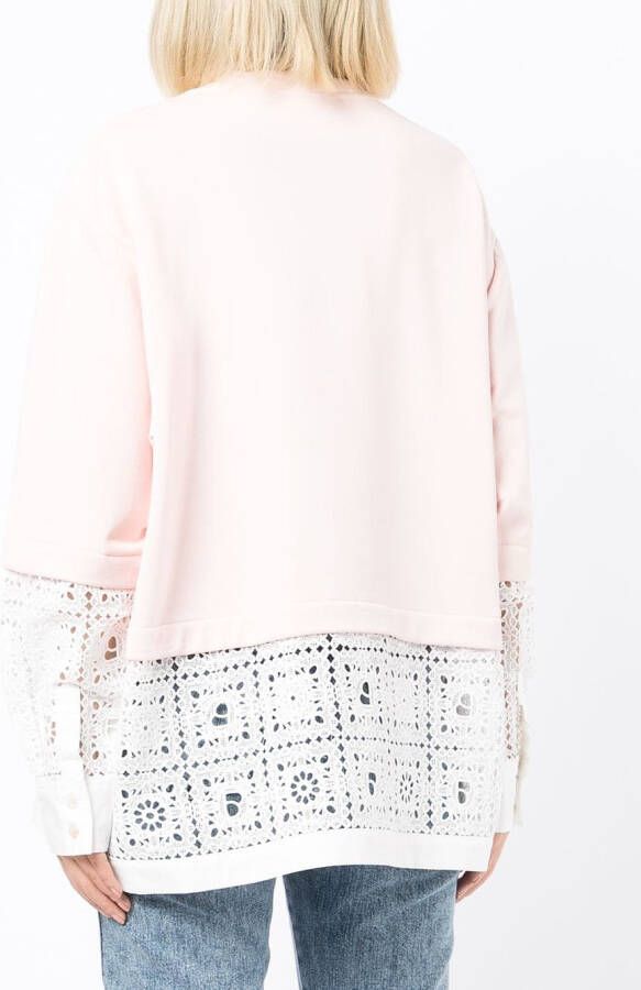 BAPY BY *A BATHING APE T-shirt met lange mouwen Roze