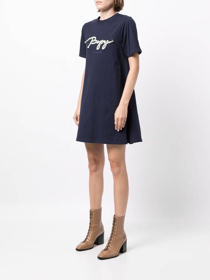 BAPY BY *A BATHING APE T-shirtjurk met geborduurd logo Blauw