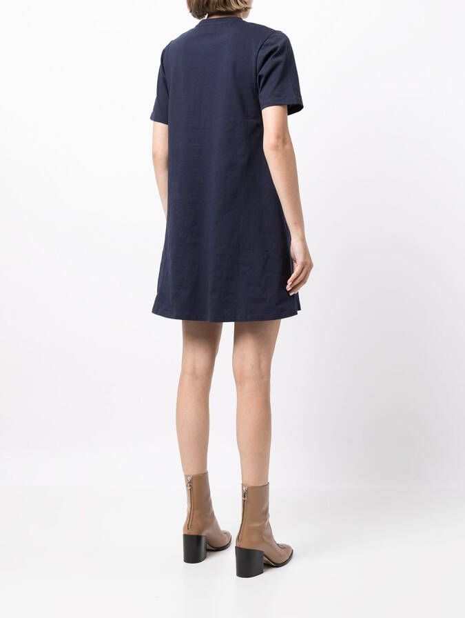 BAPY BY *A BATHING APE T-shirtjurk met geborduurd logo Blauw