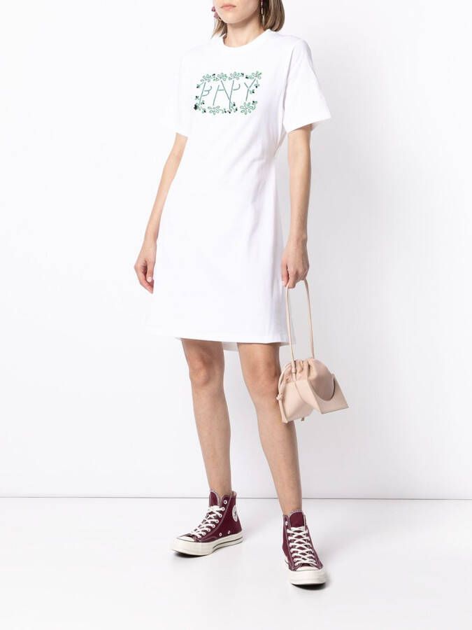 BAPY BY *A BATHING APE T-shirtjurk met logo Wit